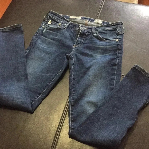 Ag Adriano Goldschmied zip up ankle jeans - Picture 2 of 7